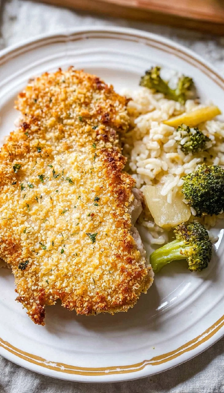 Baked Breaded Pork Chops