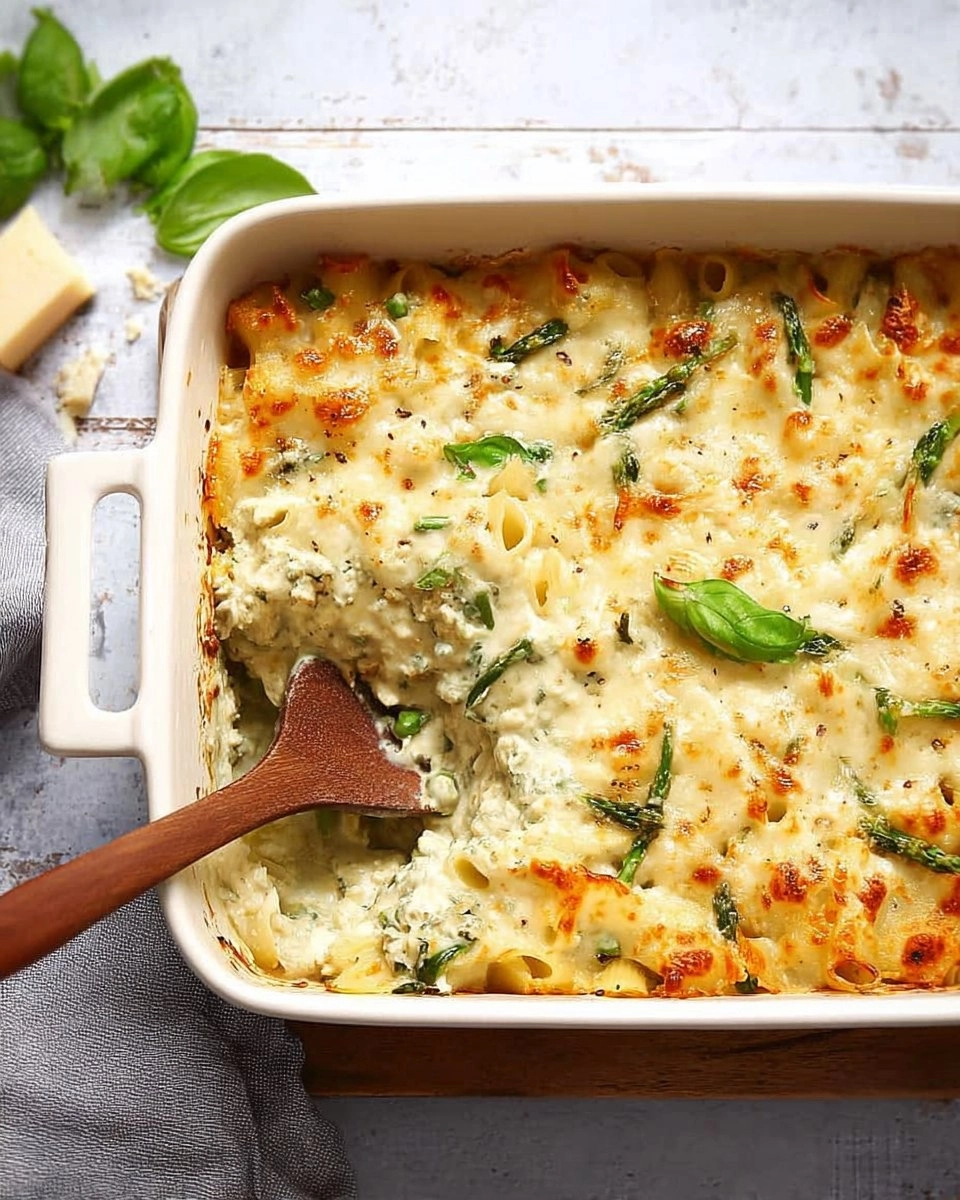 Baked Pasta with Spring Veggies