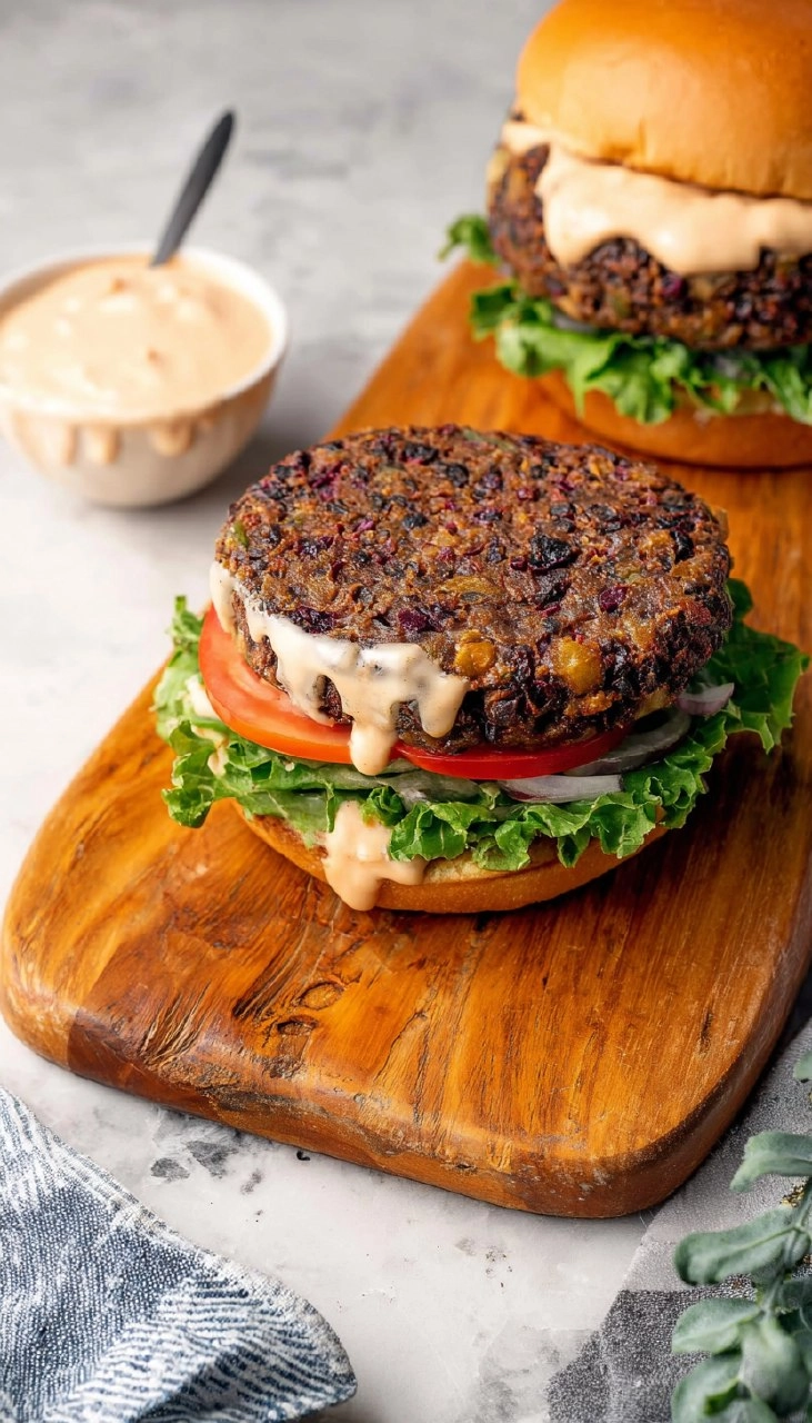 Black Bean Burgers with Chipotle Mayonnaise