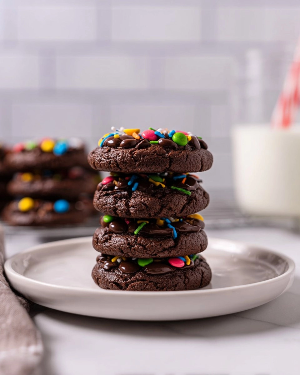 Cosmic Brownie Cookies
