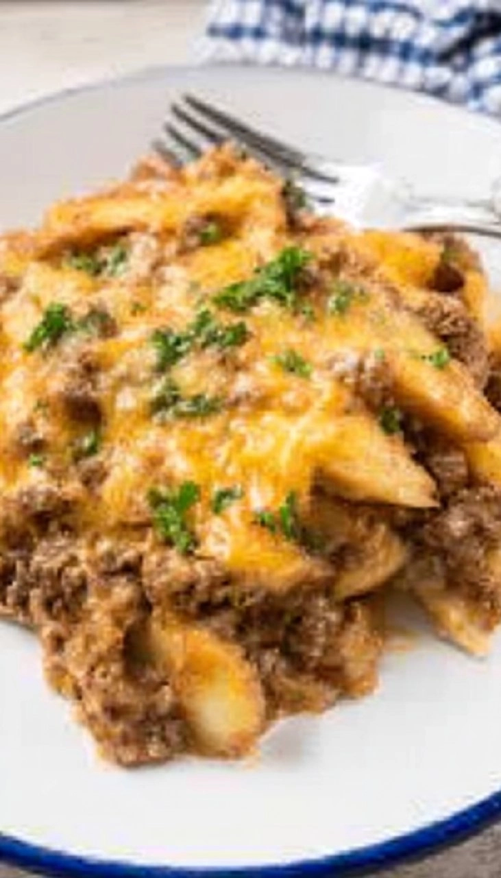 Ground Beef and Potato Casserole