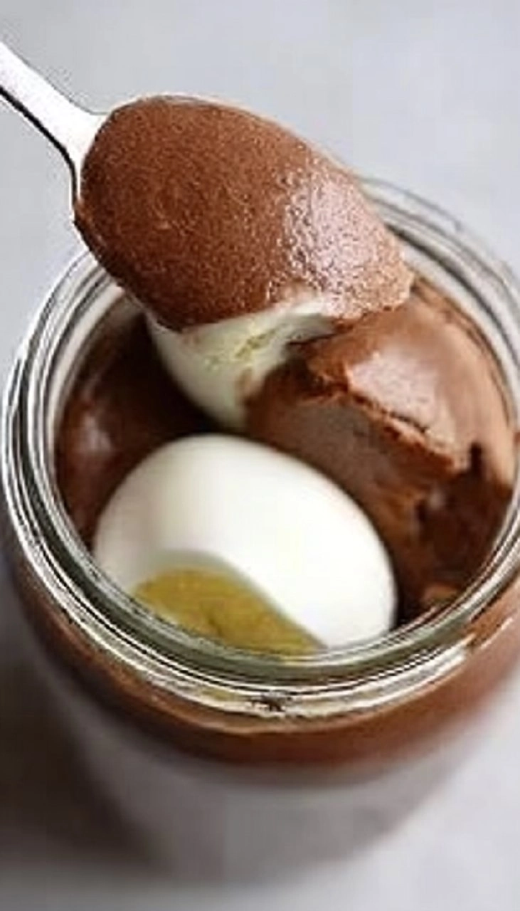 Hard Boiled Egg Chocolate Pudding
