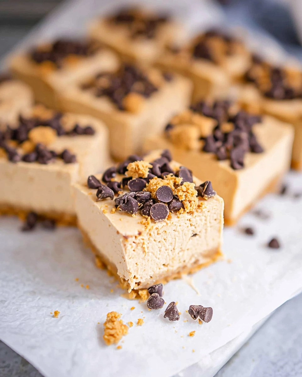 Peanut Butter Cookie Dough Protein Cheesecake
