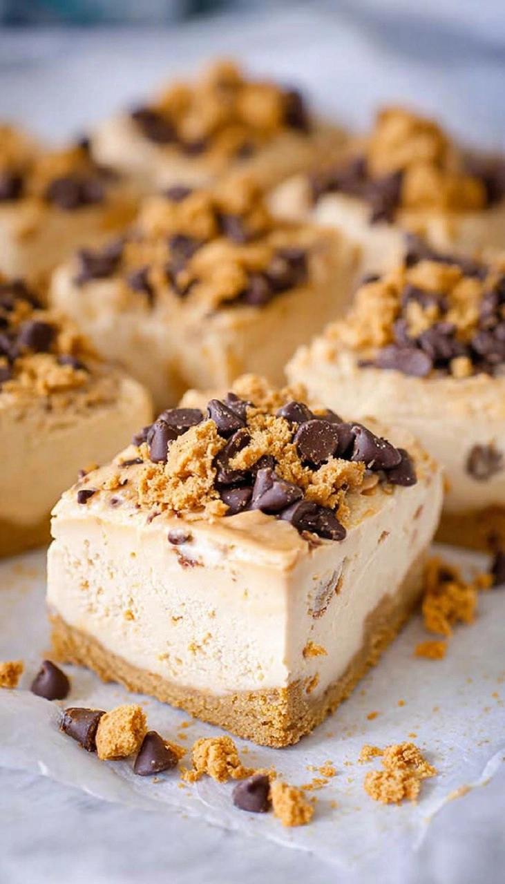 Peanut Butter Cookie Dough Protein Cheesecake