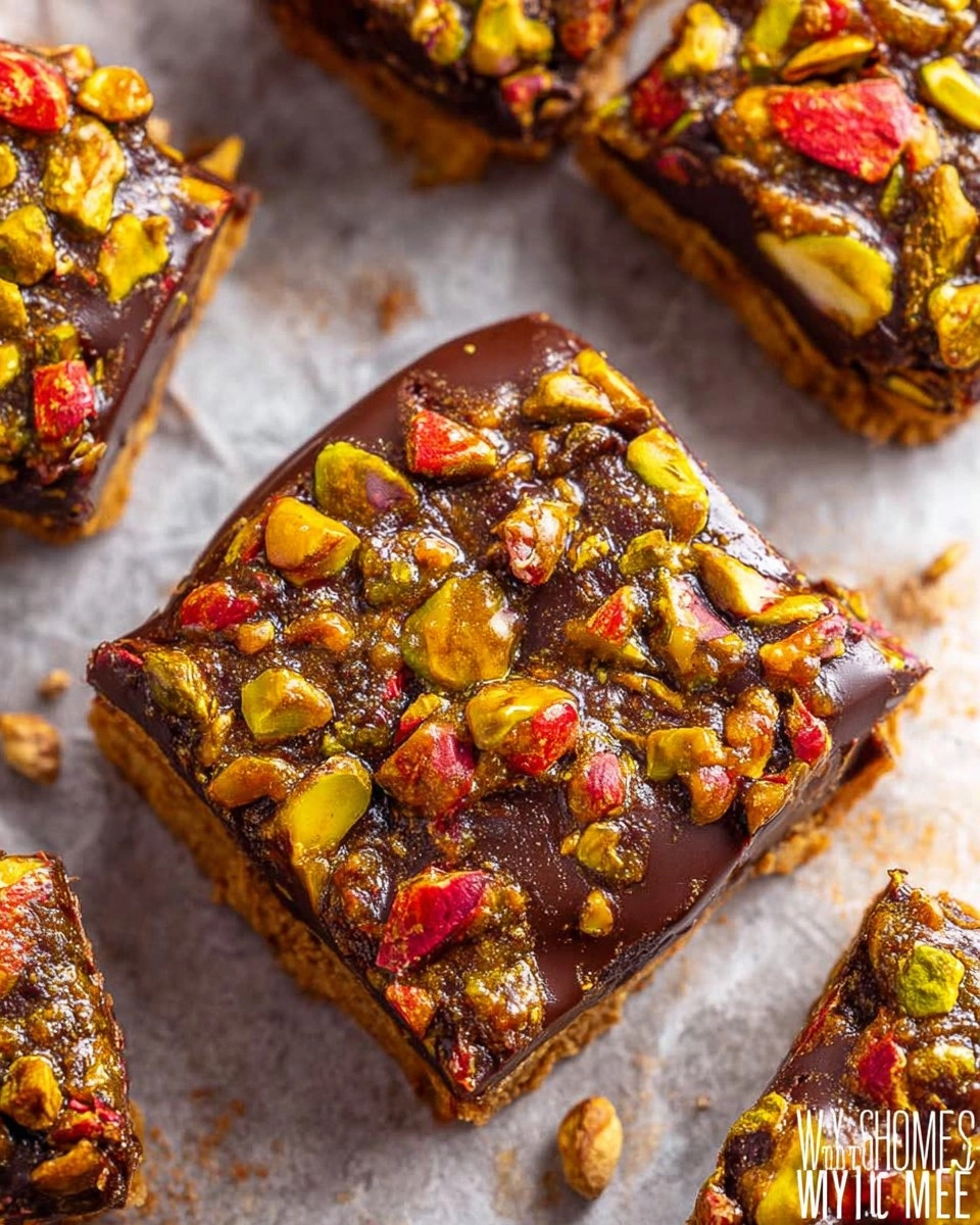 Pistachio Chocolate Bars