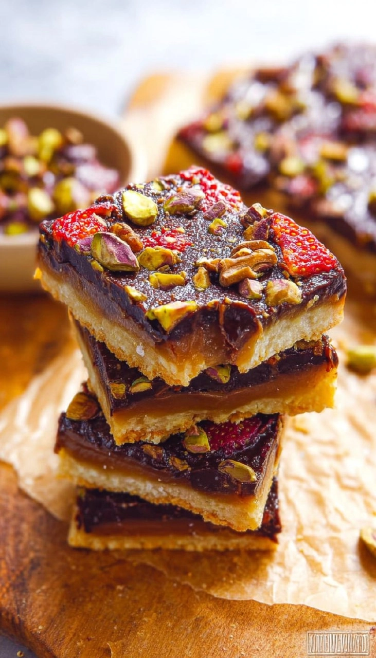Pistachio Chocolate Bars