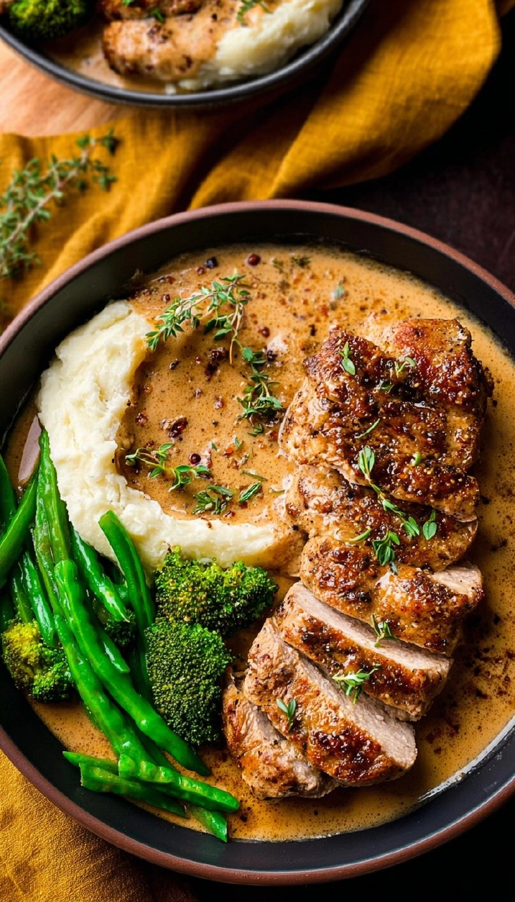 Pork Tenderloin in Dijon Sauce
