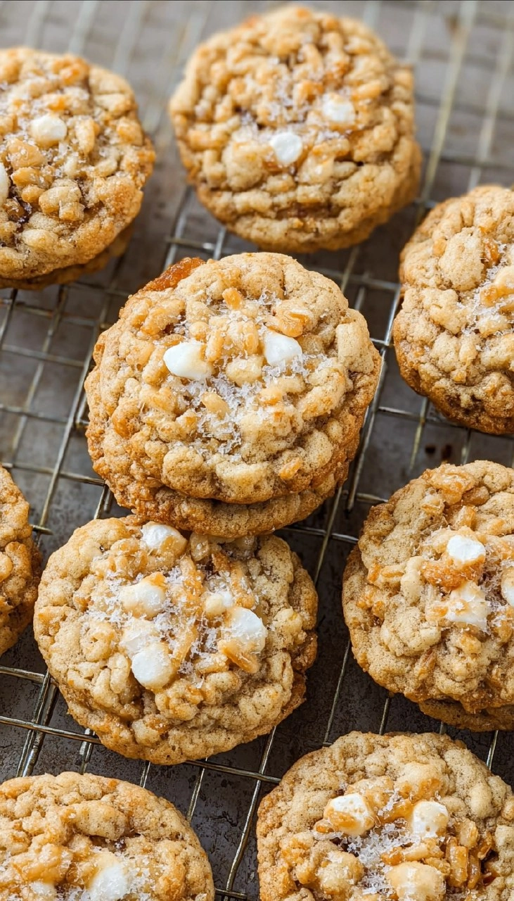 Rice Krispie Treat Cookies