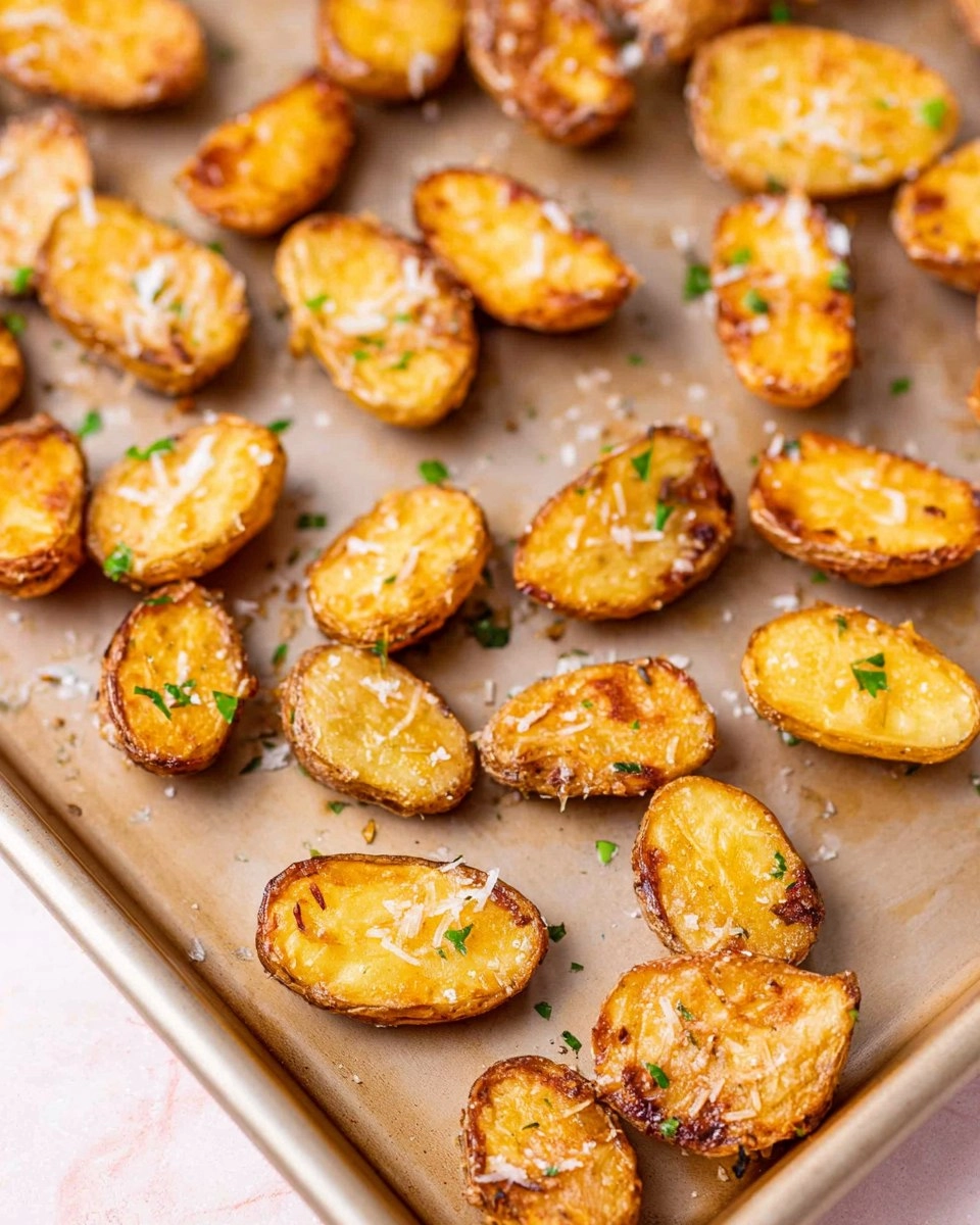Roasted Garlic and Parmesan Potatoes