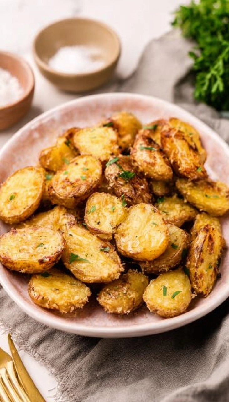 Roasted Garlic and Parmesan Potatoes