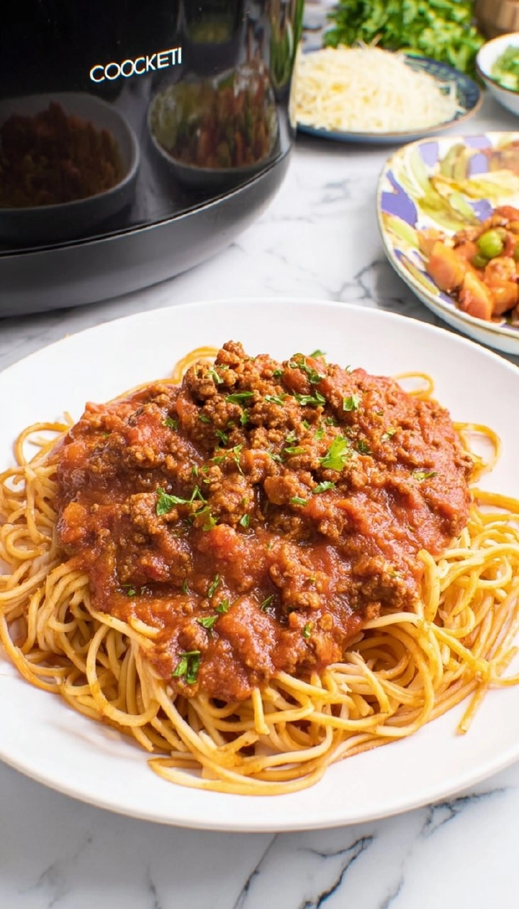 Slow Cooker Bolognese Sauce