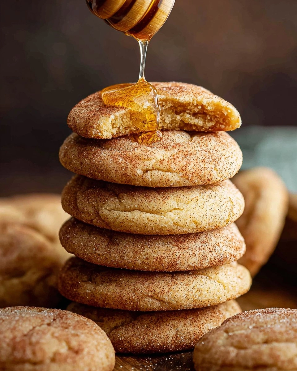 Soft Honey Snickerdoodles