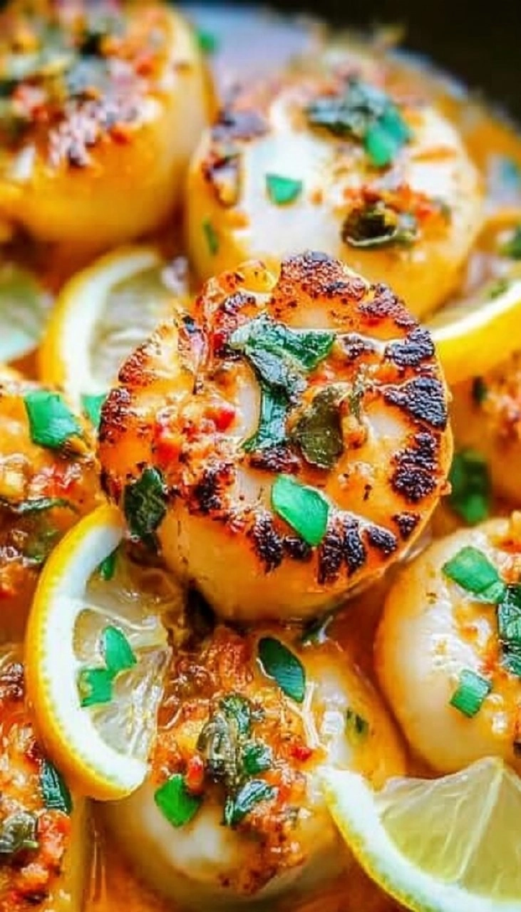 10 Minute Pan Seared Thai Chili Scallops