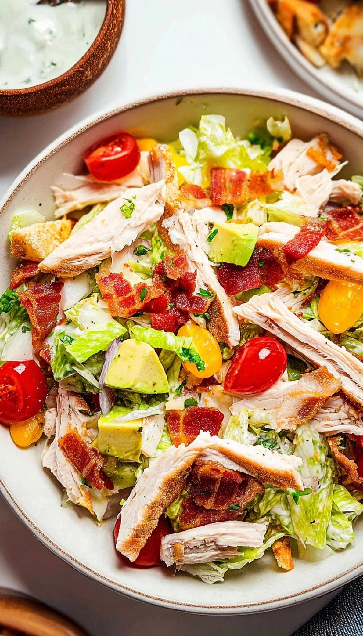 Chicken Bacon Ranch Salad