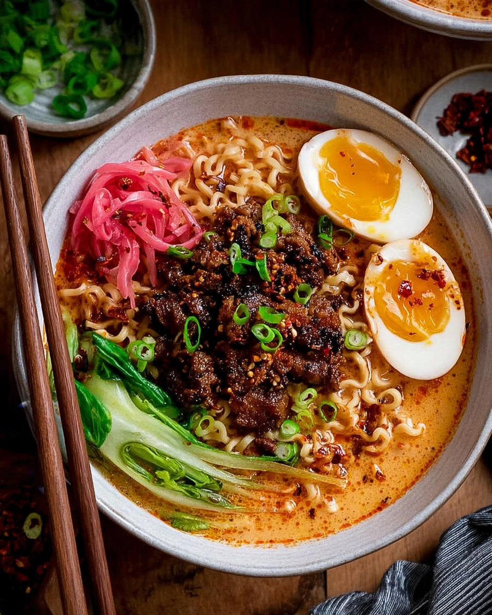 Curry Ramen with Spicy Pork