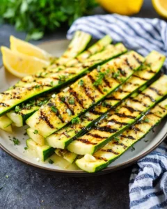 Grilled-Zucchini-with-Garlic-and-Herbs-Recipe