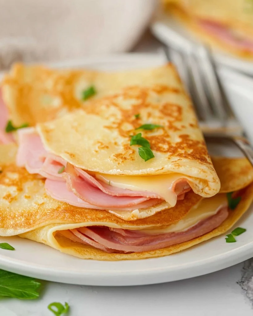 Ham-and-Cheese-Crepes-Recipe