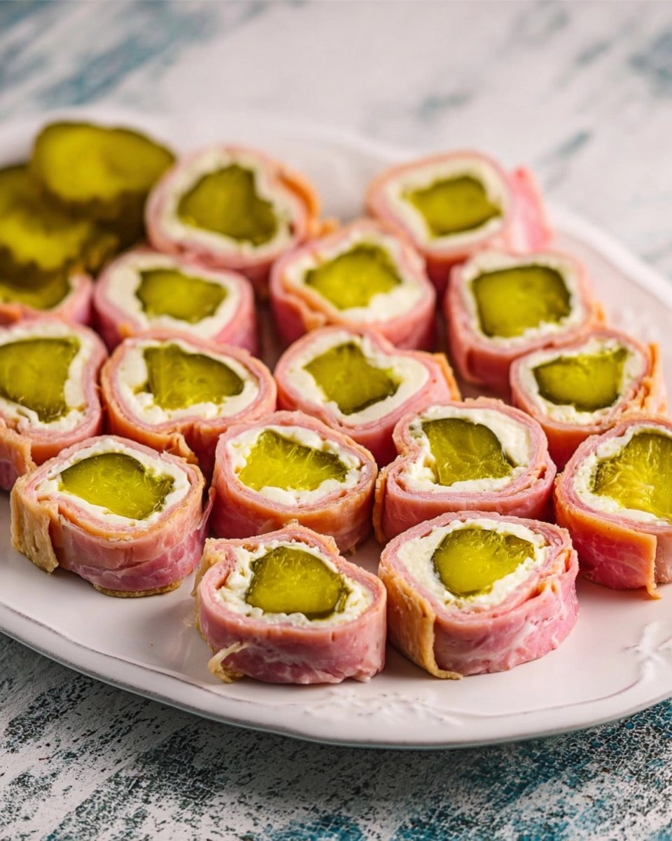 Ham and Pickle Roll Ups