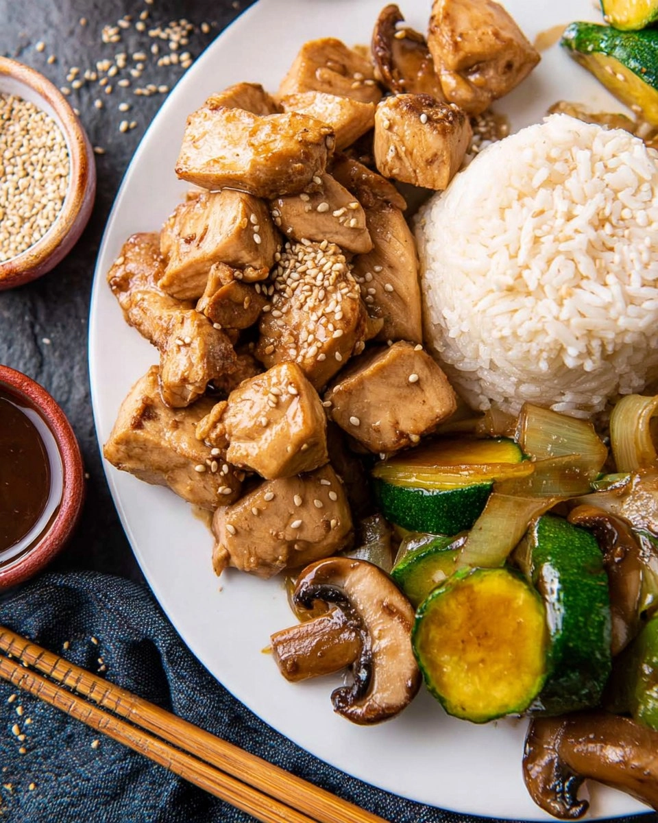 Hibachi Chicken and Vegetables