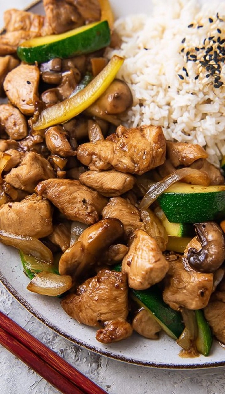 Hibachi Chicken and Vegetables