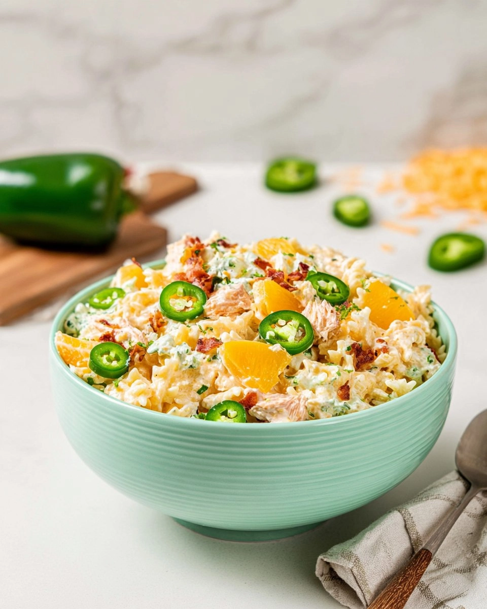 Jalapeno Popper Pasta Salad
