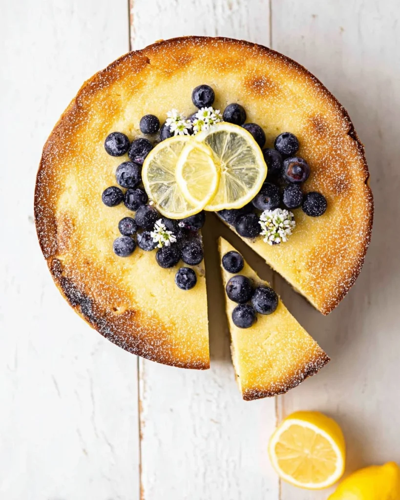 Keto-Lemon-Cake-With-Blueberries-Recipe