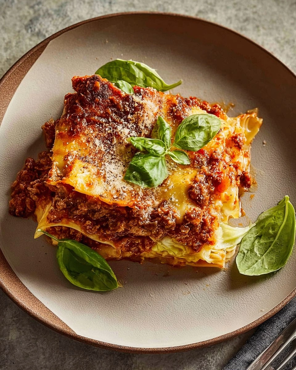 Low Carb Cabbage Lasagna