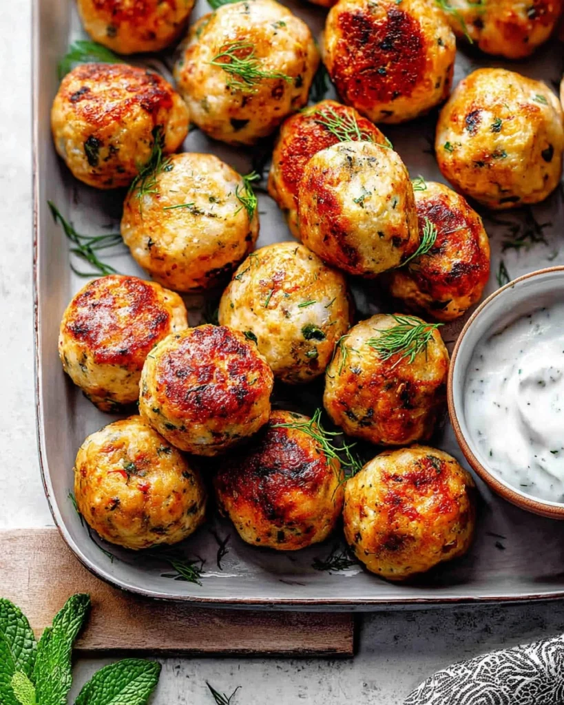 Mediterranean-Chicken-Meatballs-Recipe