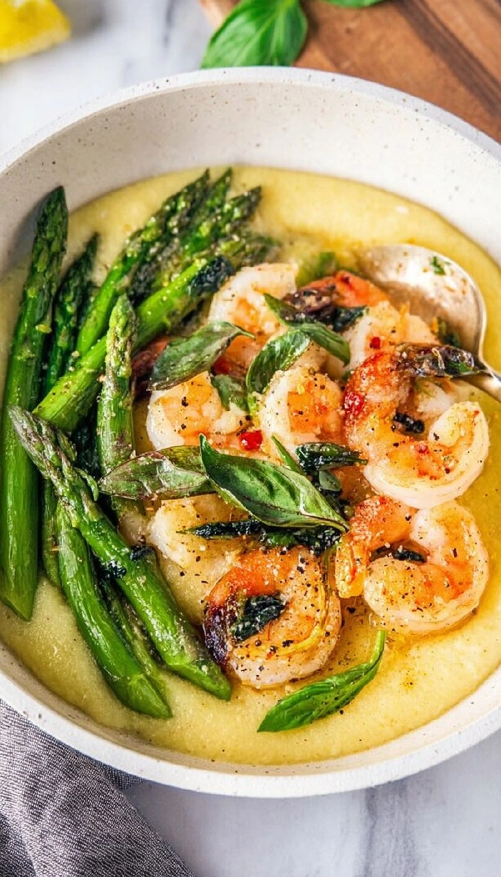 One Pan Shrimp and Asparagus