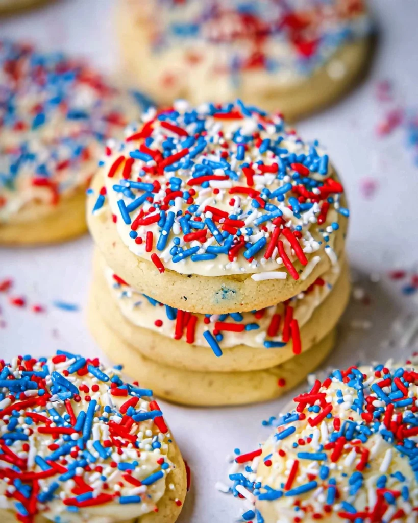 Patriotic-Frosted-Crumbl-Cookies-Recipe