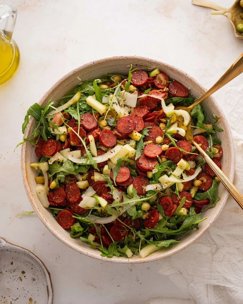 Pepperoni-Arugula-Salad-Recipe
