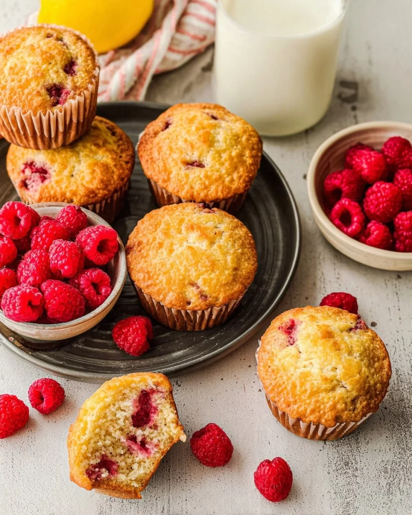 Raspberry-Lemon-Ricotta-Muffins-Recipe