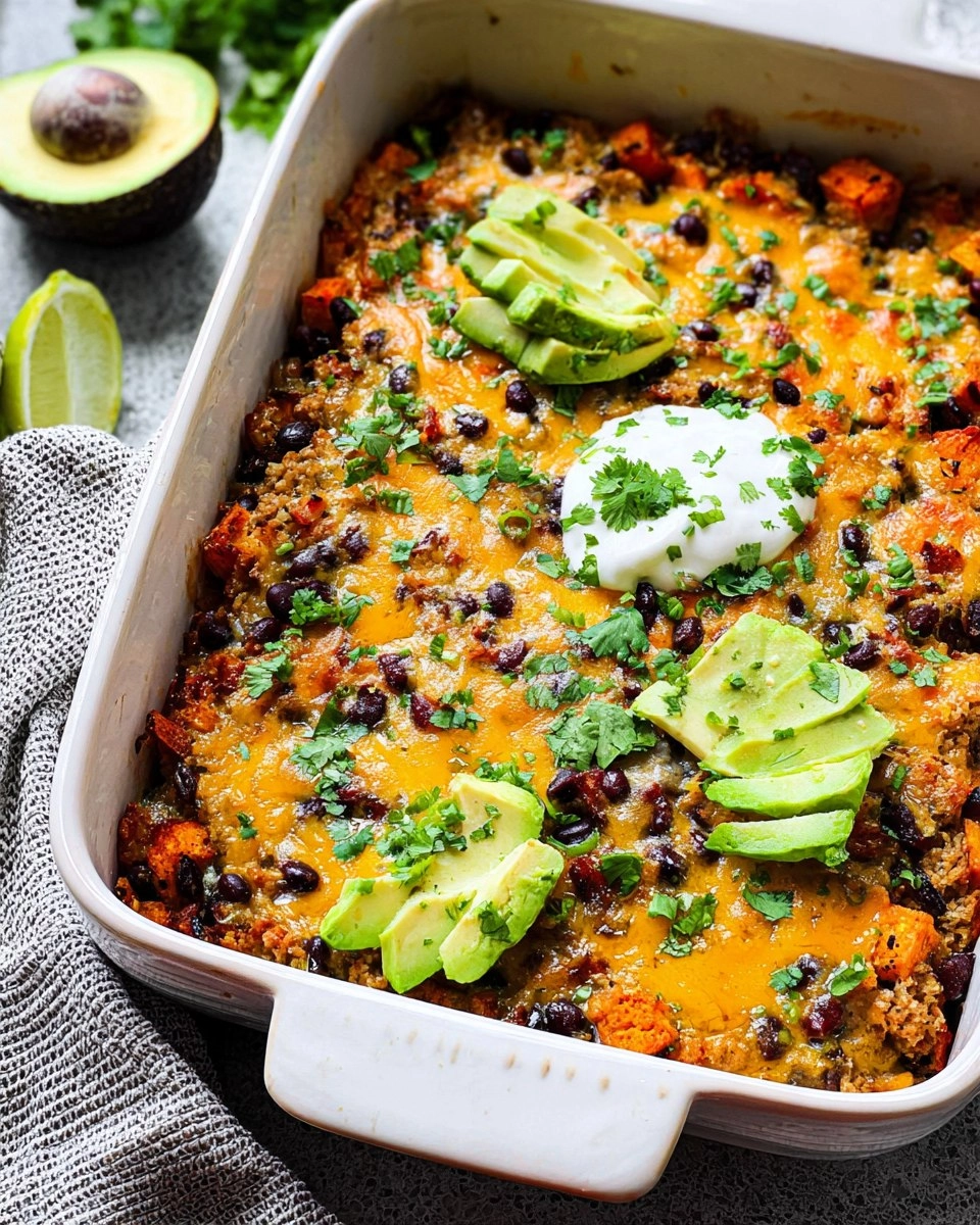 Sweet Potato Turkey Black Bean Bake