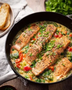 Tuscan-Salmon-Skillet-Recipe