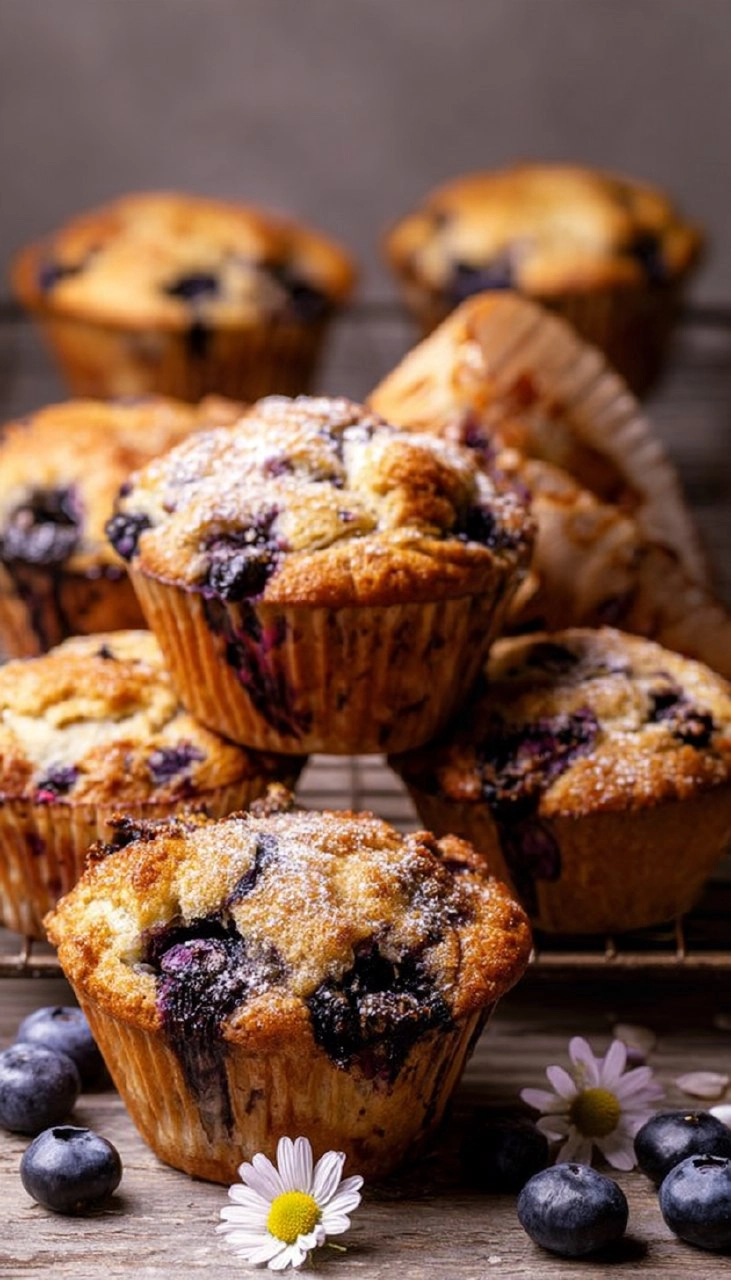 Banana Blueberry Muffins