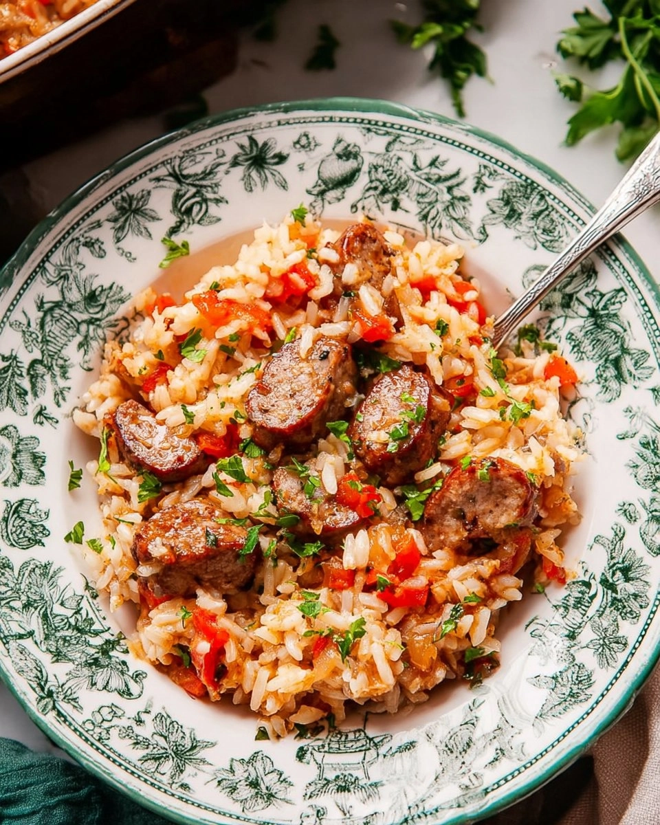 Italian Sausage and Rice Casserole