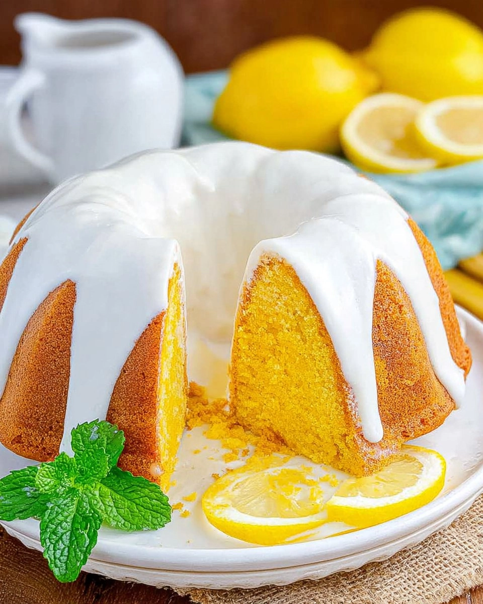 Lemon Cream Cheese Bundt Cake