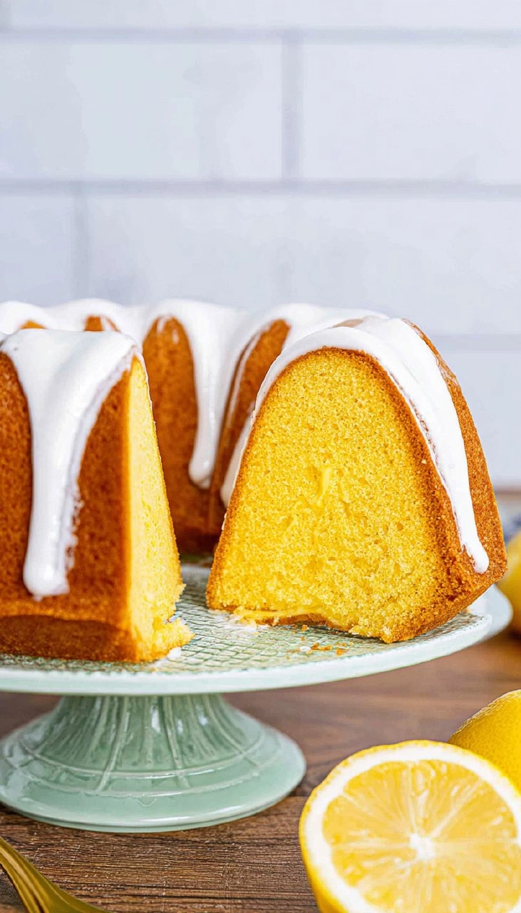 Lemon Cream Cheese Bundt Cake