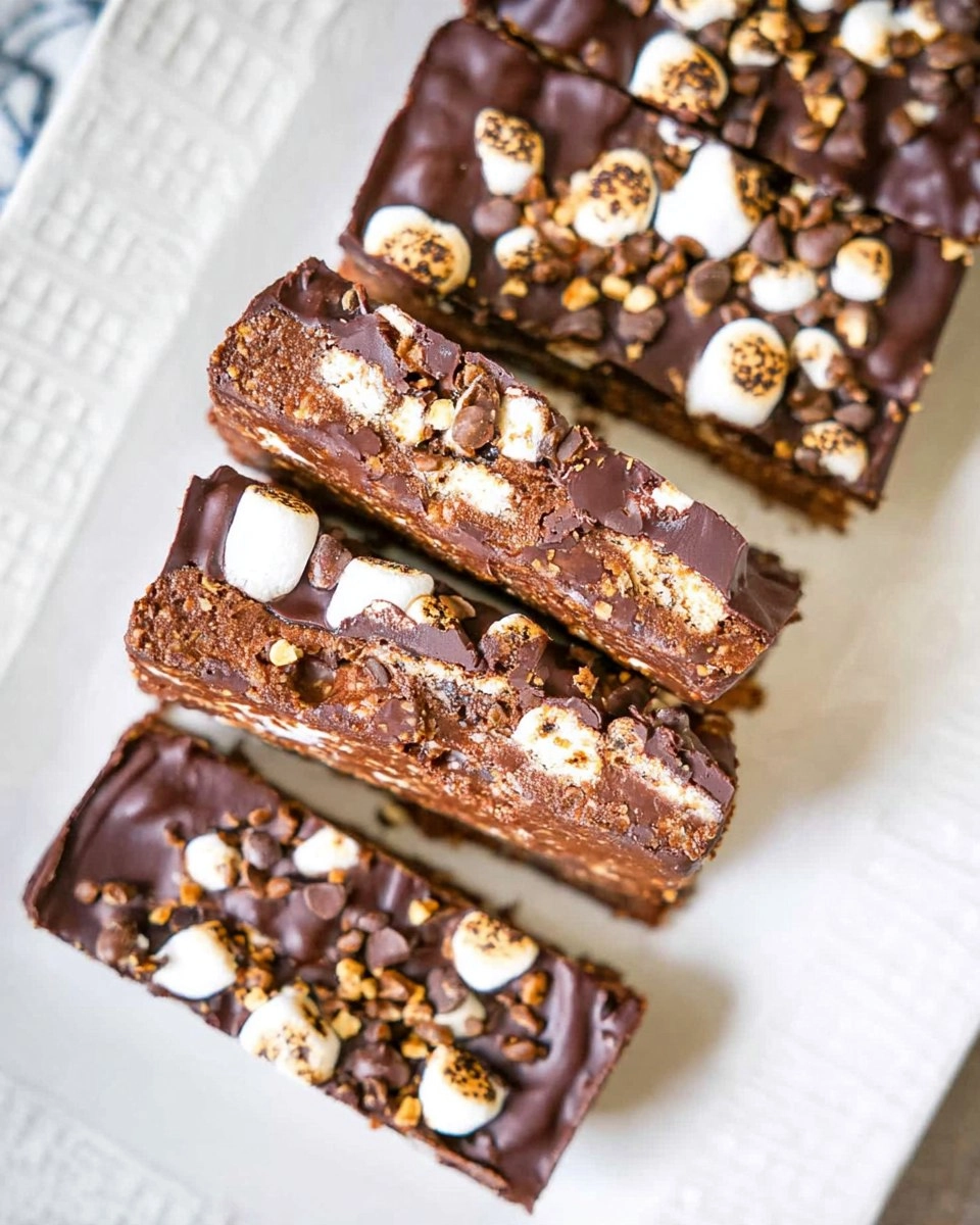 No-Bake S'mores Protein Bars