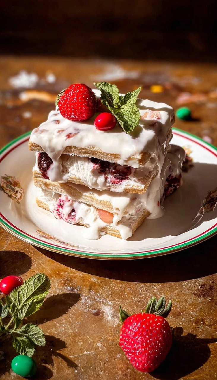 Strawberry Pop-Tart Ice Cream Sandwiches
