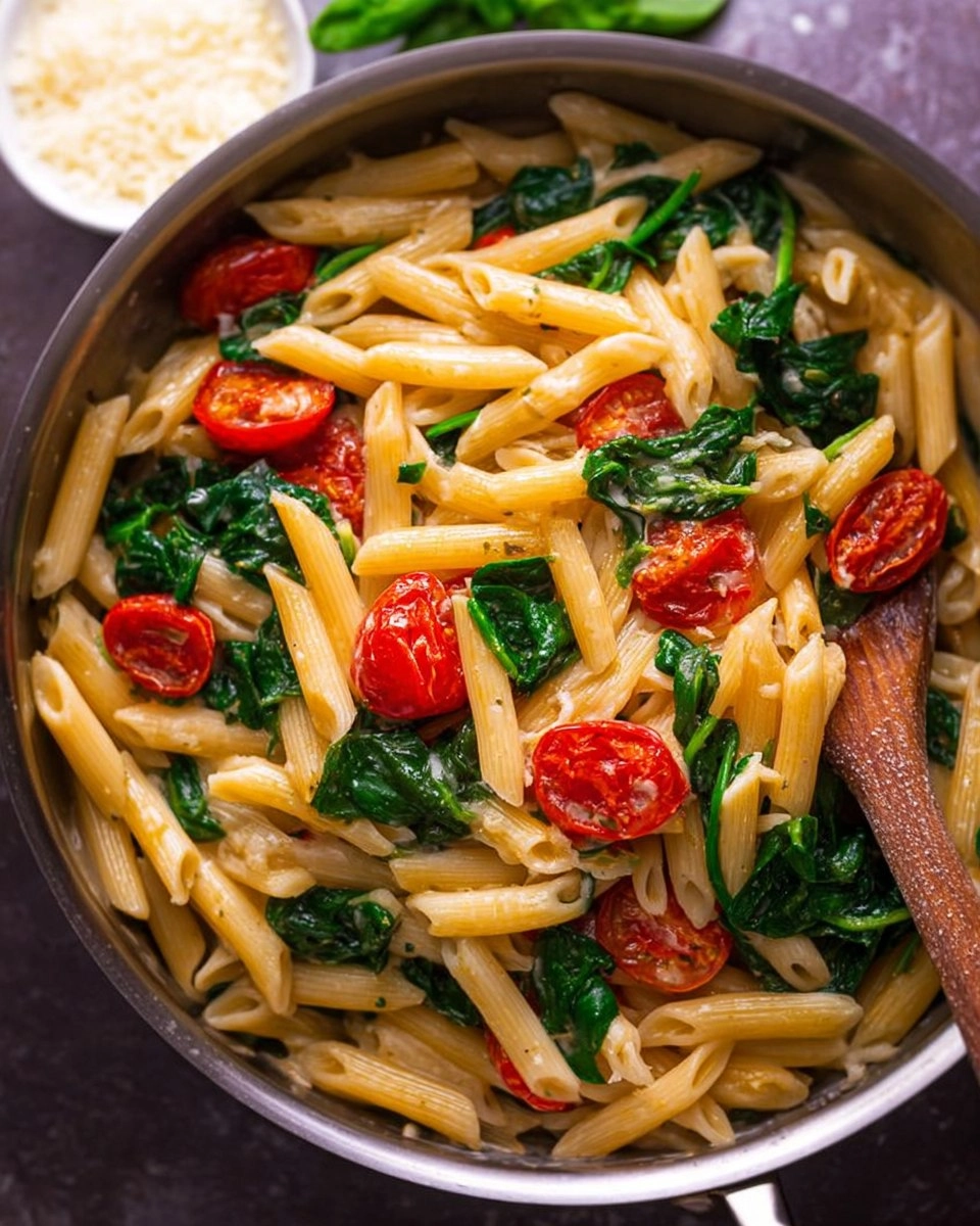 Tomato and Spinach Pasta